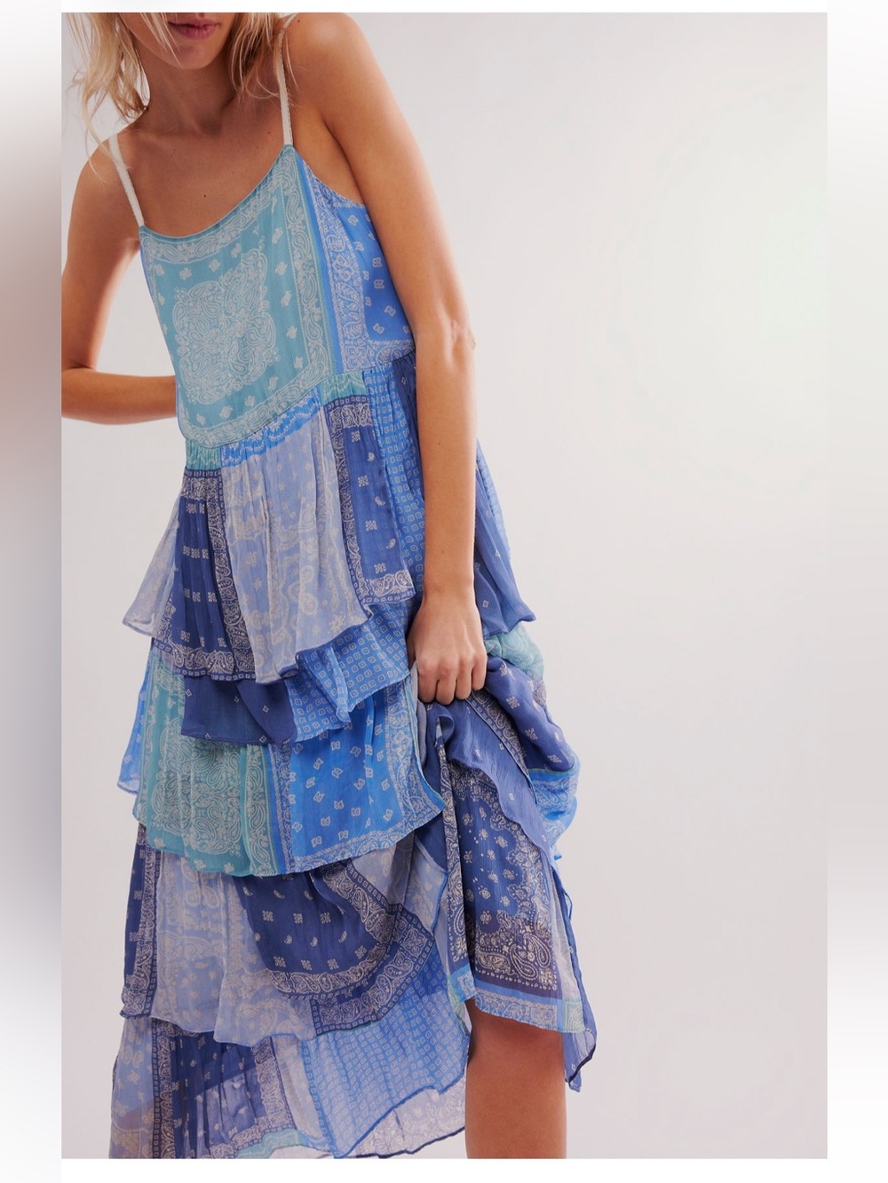 Free People Indigo Wishes Maxi Dress